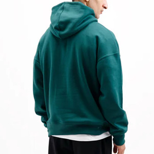 Sudadera con capucha holgada de alta calidad para hombre, estilo informal, de algodón grueso, 100% algodón mezclado, básica para el invierno - Product Image 6