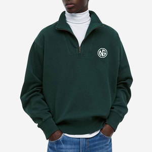 Sudaderas de Verano con Media Cremallera y Logotipo Personalizado para Hombre, Transpirables, de Secado Rápido, Más Vendidas al Por Mayor - Product Image 1