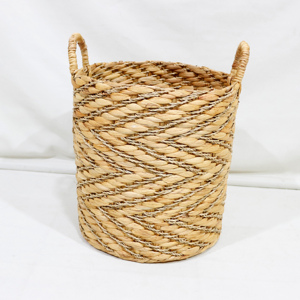 Cesta de Jacinto de Agua y Pasto Marino 100% Natural Hecha a Mano, Sostenible, de Alta Calidad, Tamaño Personalizable, Venta al por Mayor Artex Dong Thap - Product Image 6