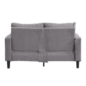 Divano Moderno a 2 Posti, 57 Pollici, Telaio in Legno ad Alta Resilienza, Comodo Salvaspazio, Imbottito per Soggiorno - Product Image 6