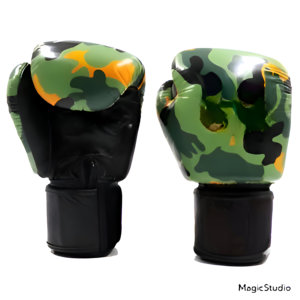 ถุงมือชกมวยหนังแท้ระดับมืออาชีพ WARZONE SPORTS แบบเต็มนิ้ว พร้อมสายรัดข้อมือปรับได้ ป้องกันลม - Product Image 5