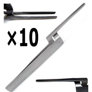 คีมหนีบกระดาษแบบโค้งงอได้ 10 ชิ้น ขนาด 6 นิ้ว เครื่องมือผ่าตัดทางทันตกรรม - Product Image 1