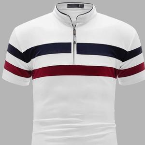 T-shirts de sport personnalisés pour hommes, col rond, manches courtes, pull en tricot, coton, séchage rapide, respirant, impression numérique couleur - Product Image 1