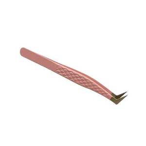 SEVMEK INSTRUMENTS Brosse à mascara antistatique de précision en acier inoxydable, brosse à sourcils en cristal, brosse à cils à pointe fine et lisse - Product Image 1