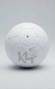 White PU Soccer Ball with K4 Logo Unisex Martial Arts Training <b>Equipment</b> <b>Karate</b> Practice Use - Product Image 4