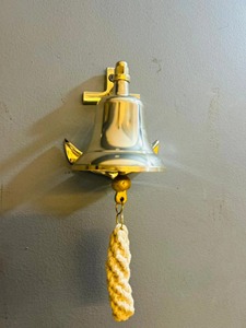 Vintage <b>Brass</b> <b>Bell</b> Top Class Traditional Well <b>Bell</b> Premium <b>Brass</b> <b>Bell</b> Ideal for Home Decor Nautical Ship Garden & Wall Hanging - Product Image 5