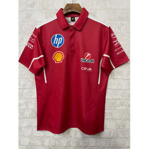 Camiseta Deportiva de Carreras F1, Transpirable, Lisa, Informal, Personalizable, Tipo Polo para Hombre - Product Image 6