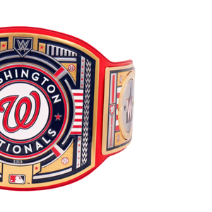 Washington Nationals Championship Belt Customizable Baseball Wrestling Belt High Quality Collectible Sports Title Belt for Fans - Product Image 3