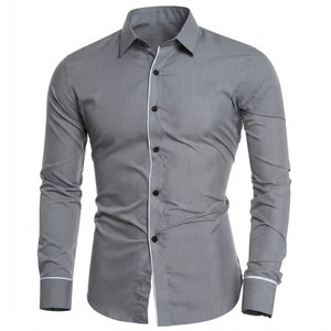 Hot Selling Breathable <b>Flannel</b> Everyday Fashion <b>Men</b> Button-Up Long Sleeve Cotton <b>Shirt</b> for Work Travel Office and Weekend Wear - Product Image 1