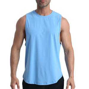 Camiseta sin Mangas para Hombre al Mejor Precio, Estilo Casual, Secado Rápido, Tejido de Punto de Alta Calidad, Corte Regular, Nuevo Diseño, Venta al por Mayor - Product Image 4