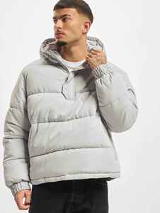 <b>Men's</b> Hooded Puffer <b>Jacket</b> <b>Half</b> <b>Zip</b> Solid Color Windproof Casual Winter Coat Polyester Wadding Thick Loose Fit Customized <b>Jacket</b> - Product Image 5