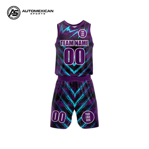 Conjunto de Camiseta y Pantalones Cortos de Baloncesto Personalizados para Hombre, Poliéster con Impresión por Transferencia de Calor, Ropa Deportiva Transpirable para Equipo - OEM/ODM Disponible - Product Image 1
