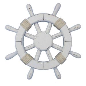 Wooden <b>Ship</b> <b>Wheel</b> Ocean Breeze Heritage Accent Intended to Complement Maritime Interiors with Lasting Decorative Character - Product Image 2