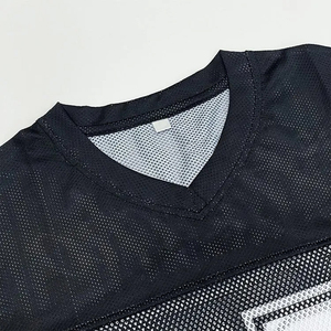 เสื้อฟุตบอลอเมริกันแบบสั่งทำราคาส่ง สำหรับแฟนกีฬาทุกเพศ พิมพ์ลายปักชื่อทีมและหมายเลข สำหรับกีฬาโลก - Product Image 6
