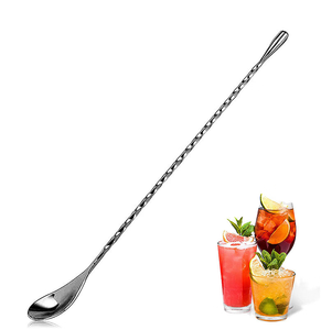 Stainless Steel Spoon Stirring Cocktail Mixing <b>Bar</b> <b>Tools</b> Juice Super Long Ice Spoon Tea Spoon <b>Bar</b> <b>Tools</b> - Product Image 4