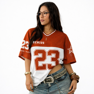 Jersey Deportivo Sublimado con Logotipo Personalizado al Mejor Precio, Jersey de Fútbol Americano de Malla Personalizado para Mujer, Uniforme de Fútbol Americano - Product Image 2