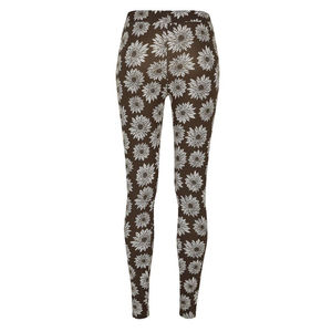 Leggings à taille haute à imprimé floral, longueur intégrale, tricot extensible, vêtements décontractés pour femmes, toutes saisons - Product Image 3