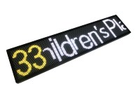 QL010 Affichage d'itinéraire LED monté sur véhicule pour les bus Produit d'affichage et de signalisation numérique