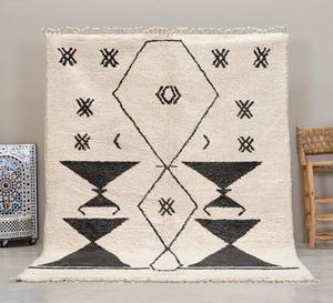 Grands tapis marocains en laine berbère personnalisés pour chambre à coucher salon ou hôtel Jute épais et coton pour les espaces - Product Image 4