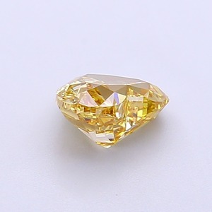 Diamant CVD Jaune Cœur 1,04 Carat Pureté VS2 Couleur Fantaisie Intense Taille Brillant Modifiée Polissage Excellent Diamant Créé en Laboratoire - Product Image 2