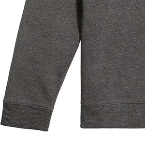 Sweat-shirt à col rond pour homme 100% coton, en molleton de coton, coupe ample, style streetwear décontracté, coupe classique, doublé, respirant - Product Image 5