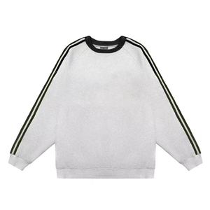 Sweat-shirt à capuche personnalisé gris chiné de haute qualité, faible MOQ, avec impression numérique, 100 % coton, design écologique, modèle 2026 OEM - Product Image 6