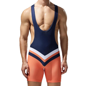 Combinaison de lutte pour adultes de haute qualité en coton extensible avec logo personnalisé, anti-boulochage, légère, pour la musculation - Product Image 6