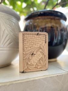 New Arrival Passport Holder Designer Tooled Leather Western Pattern Style Hot Sale Unique Multi Function Travel Accessories - Product Image 5