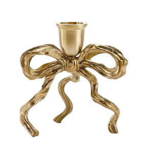 Stylish Metal Aluminum <b>Gold</b> Color <b>Candle</b> <b>Holders</b> Candlestick Aluminum Rough Finished Christmas Tabletop Festive Occasion <b>Holder</b> - Product Image 1