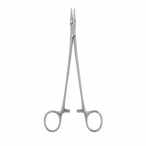 Portaagujas de titanio Delicate Touch DeBAKEY con superficie de mandíbula antipolvo para sutura 5-0 y ZETOMEDPRO recto más pequeño - Product Image 1