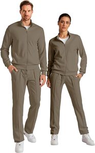 Survêtement en polaire confortable pour homme avec veste zippée et pantalon à taille élastique - Product Image 3
