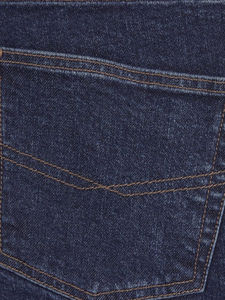 Pantalones Vaqueros de Mezclilla para Hombre, Corte Recto, Color Azul Índigo Oscuro, Pantalones de Algodón Clásicos de Cinco Bolsillos, Vaqueros Casuales Elásticos a la Moda - Product Image 6