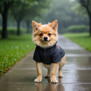 Impermeable con capucha para perros pequeños Yommy Pet, talla pequeña, resistente al agua. - Product Image 3