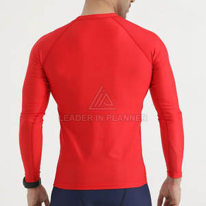 Camisetas de Compresión Ligeras y Ajustadas para Hombre, Camisetas de Compresión de Color Sólido de Alta Calidad para Entrenamiento - Product Image 5