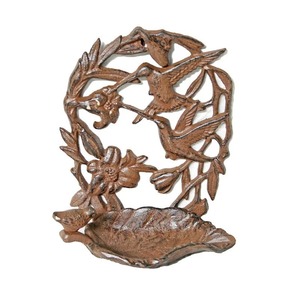 ที่ให้อาหารนกแบบแขวนโลหะ ตกแต่งสวนกลางแจ้ง ระเบียงบ้าน ของตกแต่งบ้าน - Product Image 3