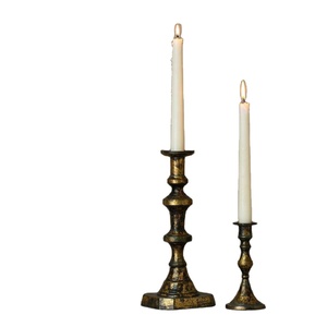 Exclusive Metal Candle Holder Best Selling High Quality Handmade Trendy Candle Vessel Top Finishing Metal in <b>Brass</b> Candle Stand - Product Image 1