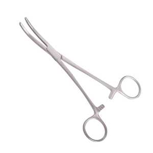 Pinzas Shallcross de 17.8 cm, Curvas, para Conductos Quísticos, Acero Inoxidable Alemán 420, Quirúrgicas, XS-ATF-01, Certificación CE Clase I, Reutilizables - Product Image 3