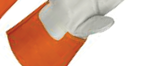 Guantes de Seguridad Unisex al por Mayor con Rayas de Caramelo, de Cuero de Vaca, Resistentes a Cortes y al Calor, Transpirables y Duraderos, de 14 Pulgadas - Product Image 4