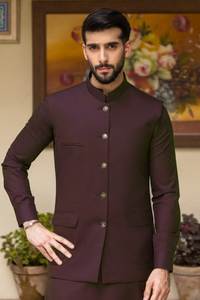 Traditional Sherwani <b>Waistcoat</b> For Men Premium Embroidered Formal Vest Wedding Celebration Ethnic Fashion Custom Design Sizes - Product Image 2