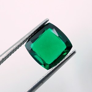 HAYAAT GEMS Émeraude zambienne de laboratoire taille coussin 2,30 carats, pierre libre pour la fabrication de bijoux - Product Image 5
