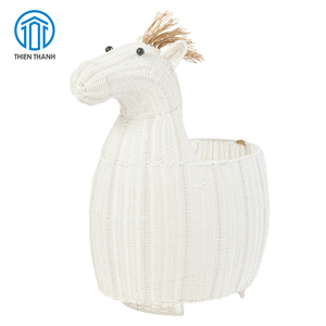 Best Selling New Design Handmade Shark Shaped Rattan <b>Storage</b> <b>Basket</b> with Lid High Quality Wicker <b>Toy</b> <b>Basket</b> Home Decor - Product Image 1