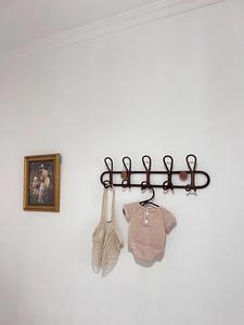 Ganchos de Pared de Ratán Hechos a Mano, Perchero de Mimbre Natural, Colgador de Ropa Estilo Boho para Cuarto de Niños, Dormitorio, Decoración del Hogar - Product Image 2