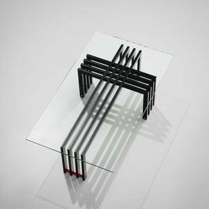 Mesa auxiliar moderna de metal plateado, estilo moderno, para sala de estar, decorativa, para el hogar. - Product Image 1