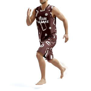 Vêtements de sport unisexes respirants de haute qualité fabriqués au Pakistan, ensembles d'uniformes de basket-ball personnalisés imprimés, 100% polyester, séchage rapide - Product Image 5