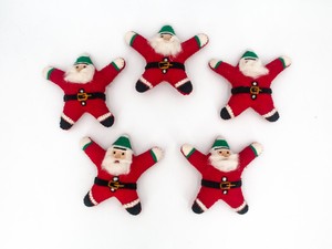 Wholesale Custom Wool Felt <b>Mini</b> Santa Claus <b>Christmas</b> <b>Tree</b> Hanging Ornament Handmade Holiday Decoration - Product Image 4