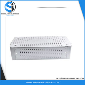 Caja de Autoclave Manual de Acero Inoxidable Alemán Perforada, Contenedor de Esterilización de Instrumentos Quirúrgicos, Alta Calidad, Garantía de 2 Años - Product Image 6