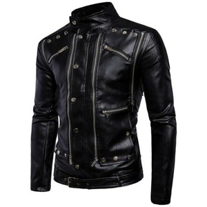 Top Selling <b>Men</b> Stylish Leather <b>Jacket</b> Different Colors Available in Best Selling Price Leather <b>Men</b> <b>Jacket</b> - Product Image 2