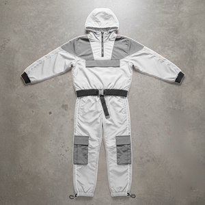 Custom make Waterproof Windbreaker Tracksuit High Quality Half Zip Polyester Softshell <b>Track</b> Windbreaker <b>Jacket</b> <b>Men</b> - Product Image 2