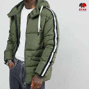 Veste matelassée d'hiver pour homme Ryan Pro Gear, design personnalisé, avec tissu extérieur en nylon - Product Image 6