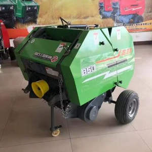 <b>Red</b> & Green Mini Round Pine Straw Baler Machine for Sale/Wheat Straw Baling Machine Cheap Price - Product Image 6